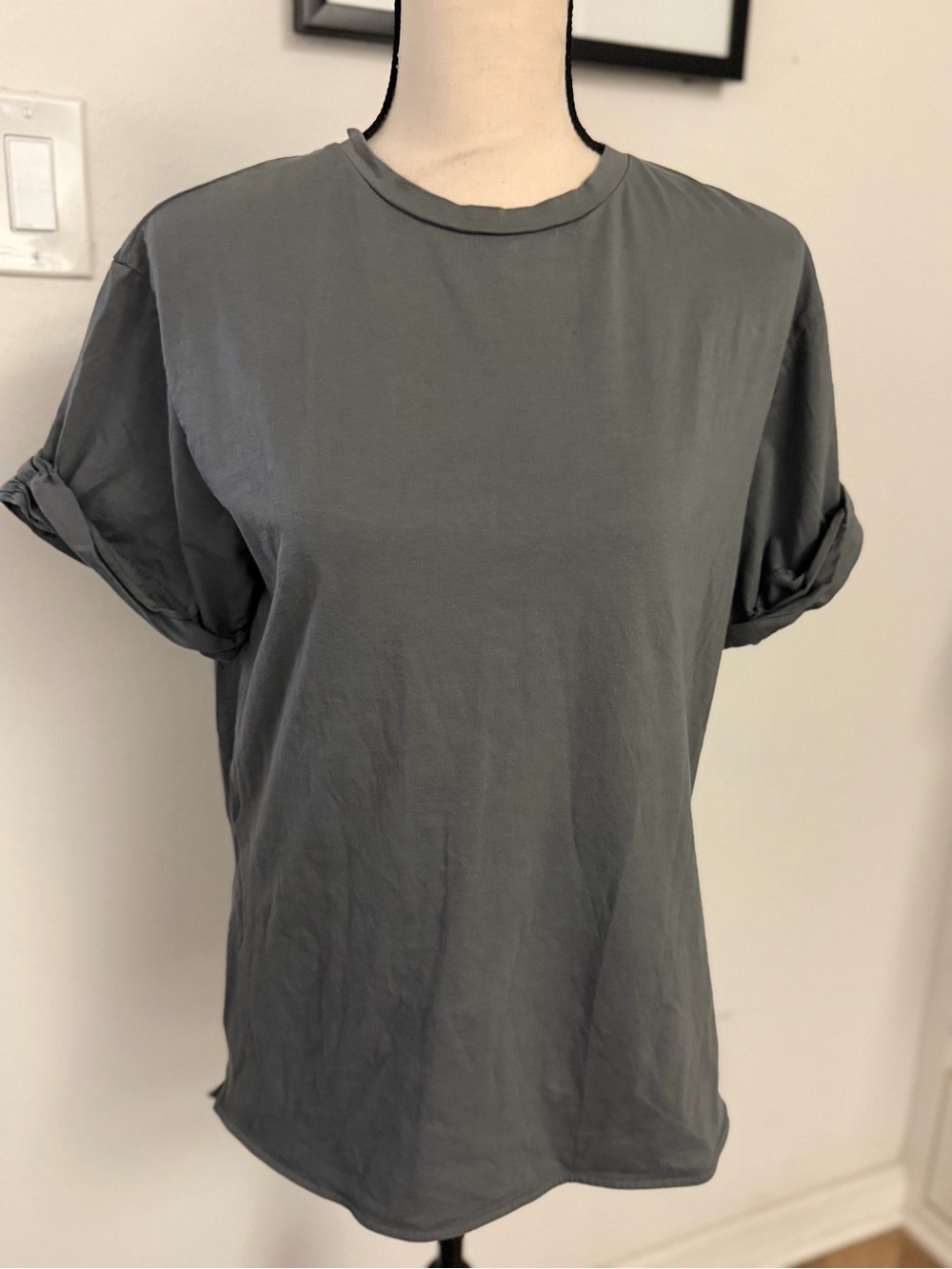 Classic Crew Neck T-Shirt - Gray